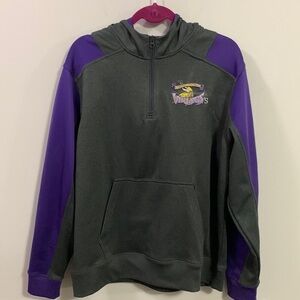 Go Vikings! Super-Tek Hoodie in very good condition, kangaroo pocket Men’s Large
